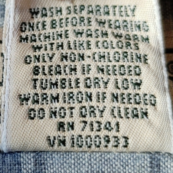 LL Bean Button Down Men's Blue Plaid Flannel Shirt Short Sleeve XL-TALL Casual - Picture 10 of 13